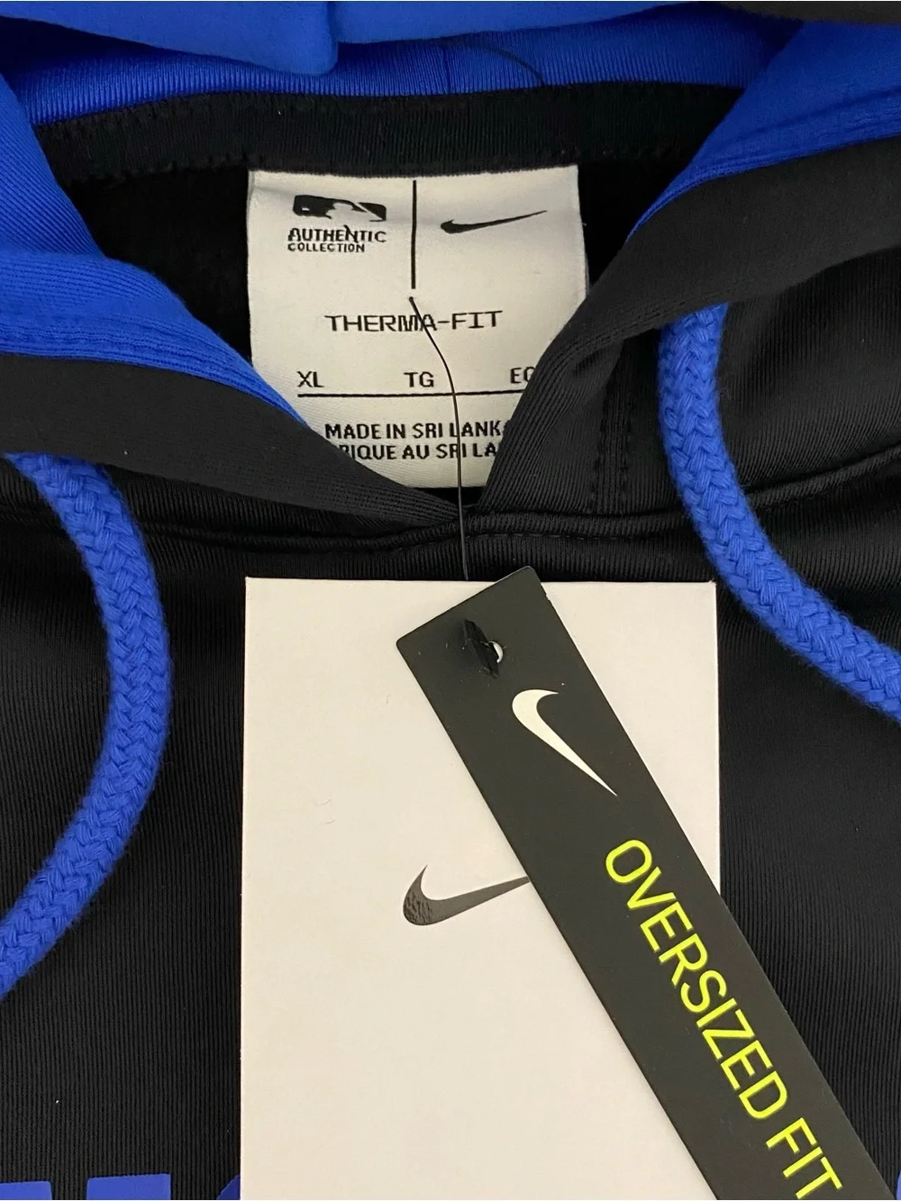 Nike Detroit Tigers City Connect Therma Pullover Hoodie Womens XL NWT